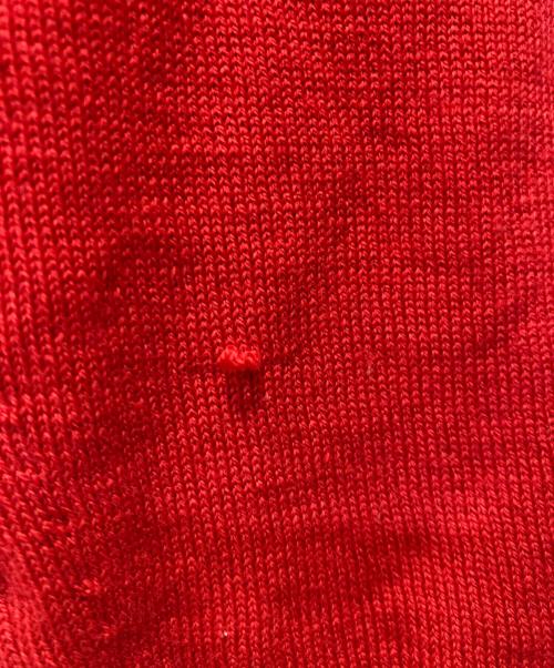 SECOND/LAYER（セカンドレイヤー）SECOND/LAYER (セカンドレイヤー) ニットポロカーディガン レッド サイズ:Mの古着・服飾アイテム