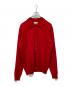 SECOND/LAYER（セカンドレイヤー）の古着「ニットポロカーディガン」｜レッド