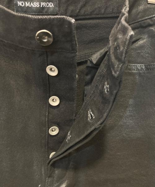 no mass prod（ノーマスプロッド）no mass prod (ノーマスプロッド) デニムパンツ ブラック サイズ:Sの古着・服飾アイテム
