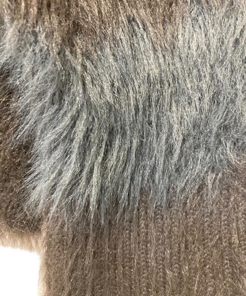 MLVINCE（メルヴィンス）MLVINCE (メルヴィンス) shaggy cardigan ブラック サイズ:Lの古着・服飾アイテム