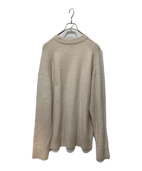 Calvin Klein Jeans（カルバンクラインジーンズ）Calvin Klein Jeans (カルバンクラインジーンズ) アルパカ混ニット アイボリー サイズ:Lの古着・服飾アイテム