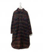 ISABEL MARANTイザベルマラン）の古着「コタジョット オーバーサイズ チェックコート」｜ブラウン