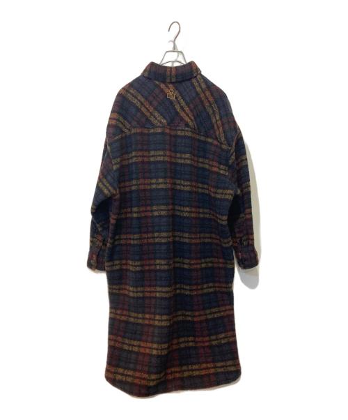 ISABEL MARANT（イザベルマラン）ISABEL MARANT (イザベルマラン) コタジョット オーバーサイズ チェックコート ブラウン サイズ:Sの古着・服飾アイテム