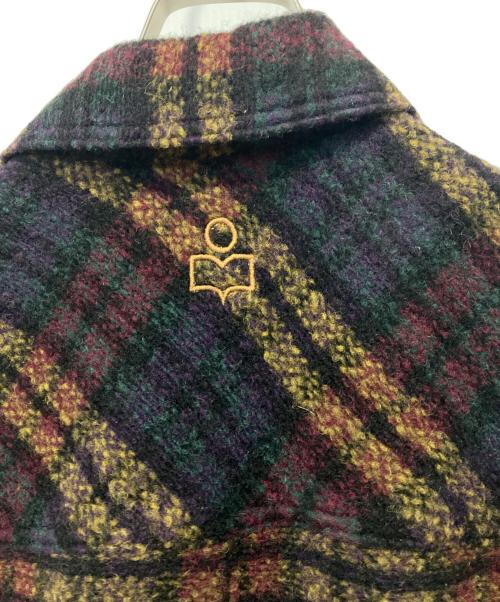 ISABEL MARANT（イザベルマラン）ISABEL MARANT (イザベルマラン) コタジョット オーバーサイズ チェックコート ブラウン サイズ:Sの古着・服飾アイテム