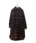 ISABEL MARANT（イザベルマラン）の古着「コタジョット オーバーサイズ チェックコート」｜ブラウン