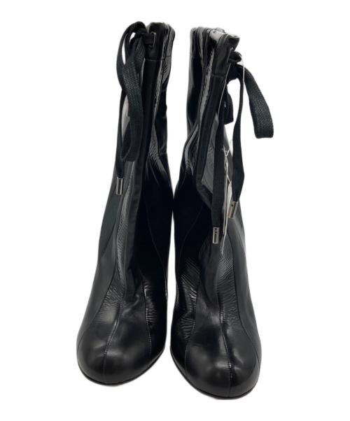 Maison Margiela（メゾンマルジェラ）Maison Margiela (メゾンマルジェラ) ヒールブーツ ブラック サイズ:25cmの古着・服飾アイテム