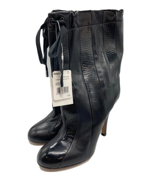 Maison Margiela（メゾンマルジェラ）Maison Margiela (メゾンマルジェラ) ヒールブーツ ブラック サイズ:25cmの古着・服飾アイテム