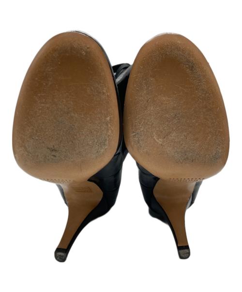 Maison Margiela（メゾンマルジェラ）Maison Margiela (メゾンマルジェラ) ヒールブーツ ブラック サイズ:25cmの古着・服飾アイテム