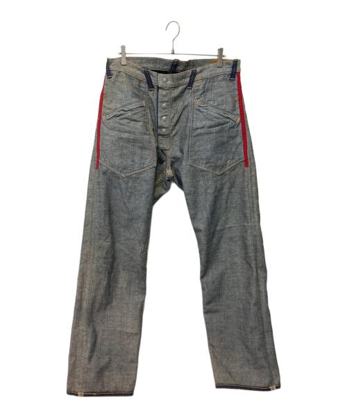 EVISU（エヴィス）EVISU (エヴィス) カモメデニムパンツ インディゴ サイズ:36×33の古着・服飾アイテム