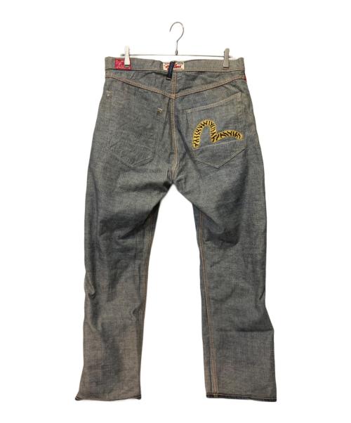 EVISU（エヴィス）EVISU (エヴィス) カモメデニムパンツ インディゴ サイズ:36×33の古着・服飾アイテム