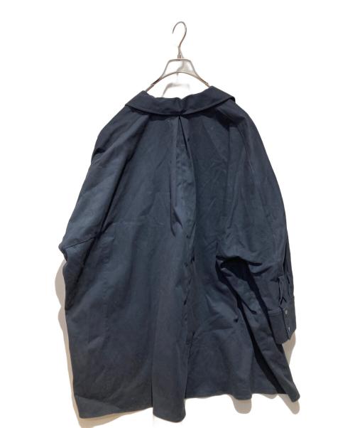 ETRE TOKYO（エトレトウキョウ）ETRE TOKYO (エトレトウキョウ) スキッパーチュニックブラウス ネイビー サイズ:Freeの古着・服飾アイテム