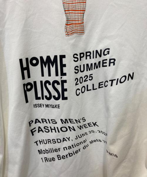 HOMME PLISSE ISSEY MIYAKE（オム プリッセ イッセイ ミヤケ）HOMME PLISSE ISSEY MIYAKE (オム プリッセ イッセイ ミヤケ) INVITATIONカットソー ホワイト サイズ:2の古着・服飾アイテム