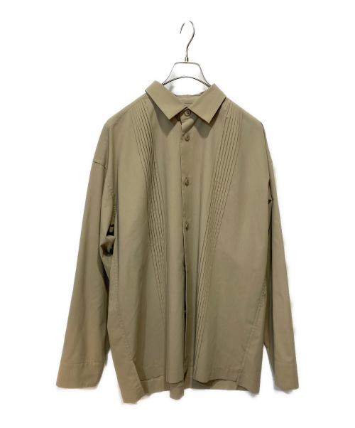 ISSEY MIYAKE（イッセイミヤケ）ISSEY MIYAKE (イッセイミヤケ) シャツ ベージュ サイズ:不明の古着・服飾アイテム