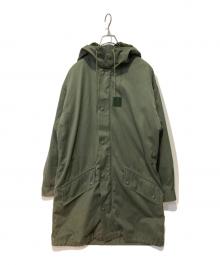 フランス軍（フランスグン）の古着「ライナー付コート」｜オリーブ