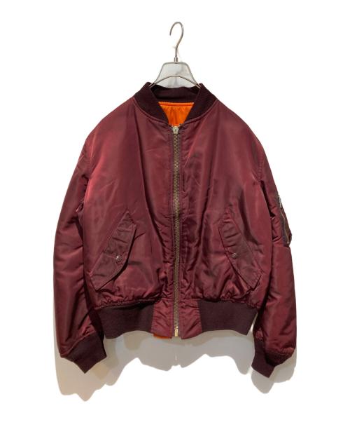 ALPHA（アルファ）ALPHA (アルファ) MIL-J-82790J フライトジャケット ボルドー サイズ:Mの古着・服飾アイテム