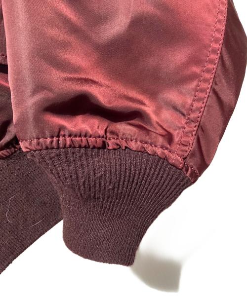 ALPHA（アルファ）ALPHA (アルファ) MIL-J-82790J フライトジャケット ボルドー サイズ:Mの古着・服飾アイテム