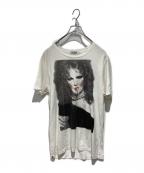 Hysteric Glamour×New York Dollsヒステリックグラマー×ニューヨークドールズ）の古着「プリントTシャツ」｜ホワイト
