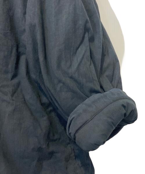 COMME des GARCONS（コムデギャルソン）COMME des GARCONS (コムデギャルソン) 80’s レイヤード中綿ガウンコート ブラック サイズ:Freeの古着・服飾アイテム