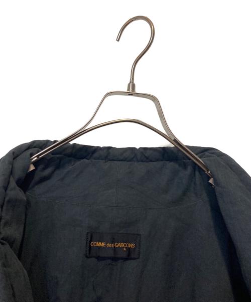 COMME des GARCONS（コムデギャルソン）COMME des GARCONS (コムデギャルソン) 80’s レイヤード中綿ガウンコート ブラック サイズ:Freeの古着・服飾アイテム