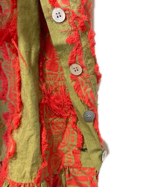 PLEATS PLEASE（プリーツプリーズ）PLEATS PLEASE (プリーツプリーズ) キャミソールワンピース レッド サイズ:3の古着・服飾アイテム