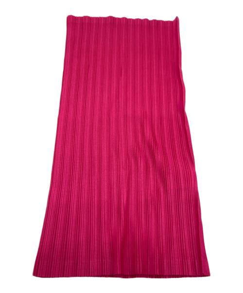 PLEATS PLEASE（プリーツプリーズ）PLEATS PLEASE (プリーツプリーズ) プリーツネックウォーマー ピンクの古着・服飾アイテム