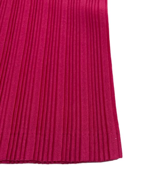 PLEATS PLEASE（プリーツプリーズ）PLEATS PLEASE (プリーツプリーズ) プリーツネックウォーマー ピンクの古着・服飾アイテム