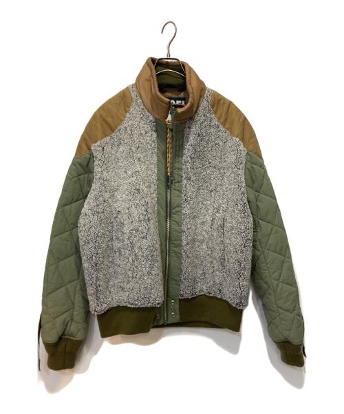 DIESEL（ディーゼル）DIESEL (ディーゼル) ボア切替ブルゾン マルチカラー サイズ:Lの古着・服飾アイテム