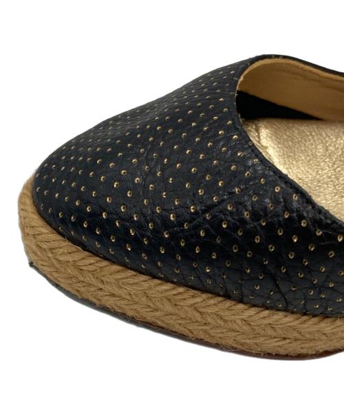 Christian Louboutin（クリスチャン・ルブタン）Christian Louboutin (クリスチャン・ルブタン) ウェッジソールサンダル ベージュ サイズ:23.5の古着・服飾アイテム