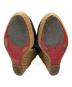 中古・古着 Christian Louboutin (クリスチャン・ルブタン) ウェッジソールサンダル ベージュ サイズ:23.5：6000円