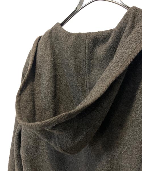 Y'S for living BASICS（ワイズフォーリビング）Y'S for living BASICS (ワイズフォーリビング) フーデッドコート ブラウン サイズ:Mの古着・服飾アイテム