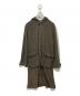 Y'S for living BASICS（ワイズフォーリビング）の古着「フーデッドコート」｜ブラウン