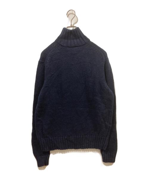 POLO RALPH LAUREN（ポロ・ラルフローレン）POLO RALPH LAUREN (ポロ・ラルフローレン) ハイネックニット ネイビー サイズ:Sの古着・服飾アイテム