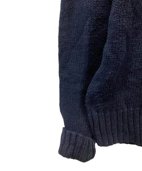 POLO RALPH LAUREN（ポロ・ラルフローレン）POLO RALPH LAUREN (ポロ・ラルフローレン) ハイネックニット ネイビー サイズ:Sの古着・服飾アイテム