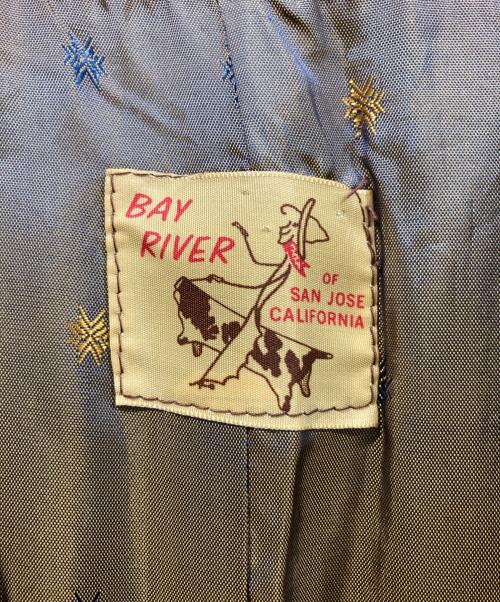 BAY RIVER（ベイリバー）BAY RIVER (ベイリバー) 60～70’s スウェードベスト ブラウン×ブラック サイズ:不明の古着・服飾アイテム