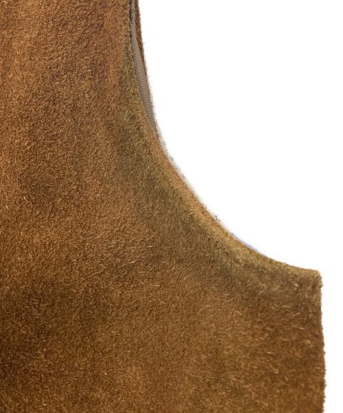 BAY RIVER（ベイリバー）BAY RIVER (ベイリバー) 60～70’s スウェードベスト ブラウン×ブラック サイズ:不明の古着・服飾アイテム