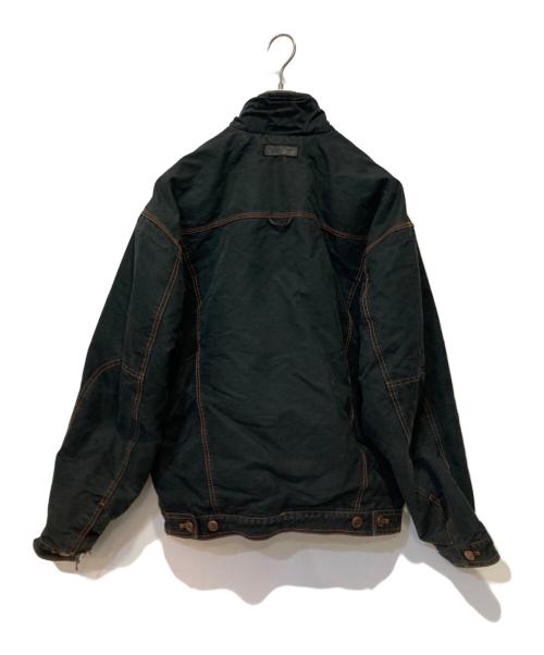 Marlboro Classics（マルボロクラッシクス）Marlboro Classics (マルボロクラッシクス) 襟レザージャケット ブラック サイズ:Lの古着・服飾アイテム