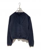 PRADAプラダ）の古着「カシミヤアンサンブルカーディガン」｜ネイビー