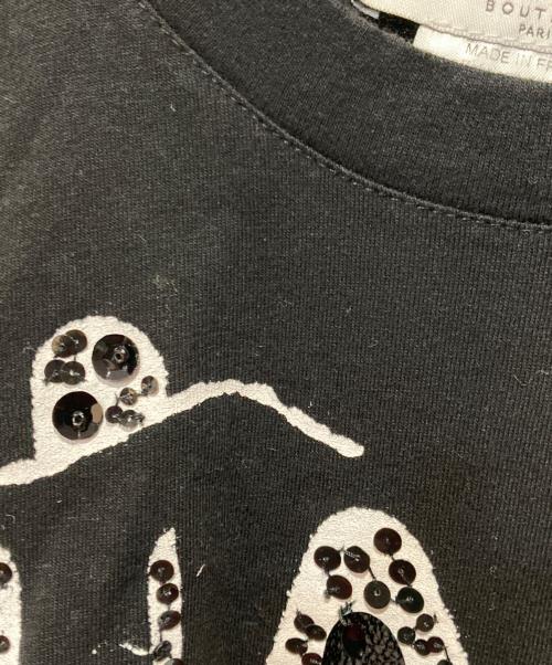 Christian Dior（クリスチャン ディオール）Christian Dior (クリスチャン ディオール) スパンコールプリントTシャツ ブラック サイズ:36の古着・服飾アイテム