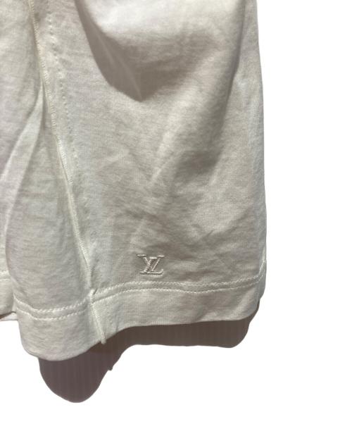 LOUIS VUITTON（ルイ ヴィトン）LOUIS VUITTON (ルイ ヴィトン) モノグラムカットワークレースTシャツ ホワイト サイズ:XSの古着・服飾アイテム