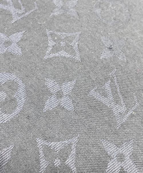 LOUIS VUITTON（ルイ ヴィトン）LOUIS VUITTON (ルイ ヴィトン) シルク混モノグラムストール ネイビーの古着・服飾アイテム
