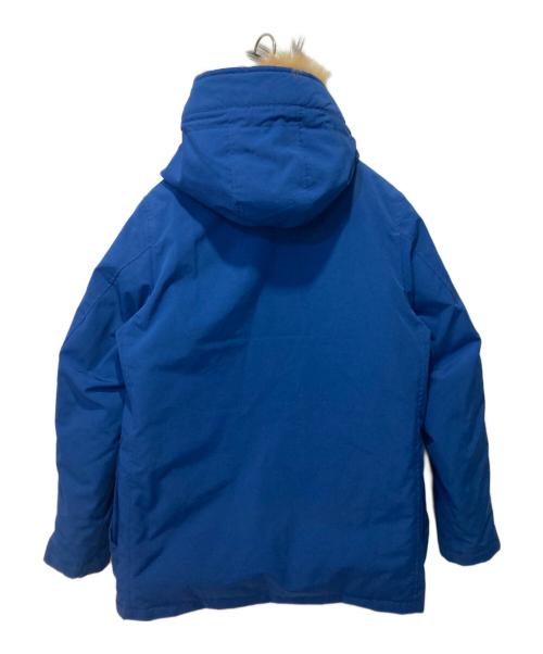 DANTON（ダントン）DANTON (ダントン) ファー付タサーダウンジャケット ブルー サイズ:40の古着・服飾アイテム