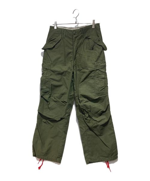 US ARMY（ユーエスアーミー）US ARMY (ユーエスアーミー) 70’s M-65 FIELD PANTS グリーン サイズ:Sの古着・服飾アイテム