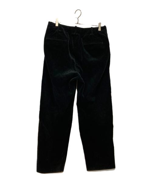 STEVEN ALAN（スティーブンアラン）STEVEN ALAN (スティーブンアラン) 8W ヘビーウェイト コーデュロイ ツープリーツ スラックス ブラック サイズ:XLの古着・服飾アイテム
