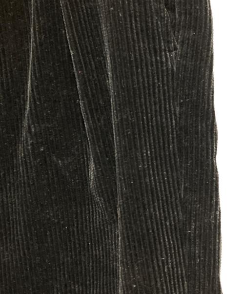 STEVEN ALAN（スティーブンアラン）STEVEN ALAN (スティーブンアラン) 8W ヘビーウェイト コーデュロイ ツープリーツ スラックス ブラック サイズ:XLの古着・服飾アイテム