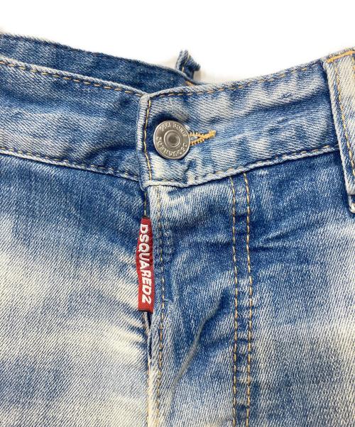 DSQUARED2（ディースクエアード）DSQUARED2 (ディースクエアード) スキニーデニムパンツ ブルー サイズ:46の古着・服飾アイテム