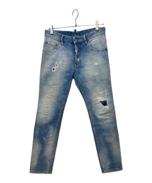DSQUARED2（ディースクエアード）DSQUARED2 (ディースクエアード) SKATER JEANS インディゴ サイズ:46の古着・服飾アイテム