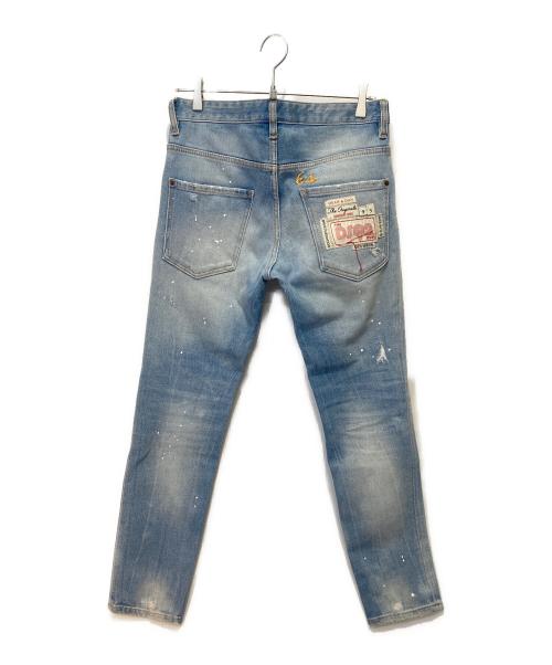 DSQUARED2（ディースクエアード）DSQUARED2 (ディースクエアード) SKATER JEANS インディゴ サイズ:46の古着・服飾アイテム