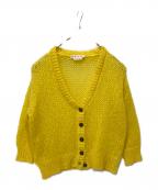 MARNIマルニ）の古着「モヘアカーディガン」｜イエロー