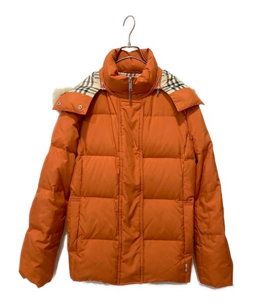 BURBERRY LONDON（バーバリーロンドン）BURBERRY LONDON (バーバリーロンドン) ダウンジャケット オレンジ サイズ:38の古着・服飾アイテム