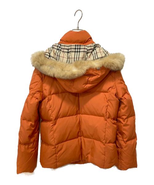 BURBERRY LONDON（バーバリーロンドン）BURBERRY LONDON (バーバリーロンドン) ダウンジャケット オレンジ サイズ:38の古着・服飾アイテム